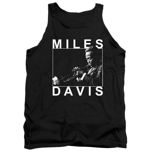 Miles Davis Monochrome Mens Tank Top Shirt Black