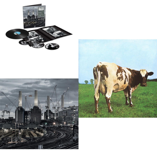 Pink Floyd - Animals (2018 Remix) (LP/CD/DVD/Blu-Ray/180G) & Animals (2018 Remix) (180G/LP/CD/Blu-Ray/DVD) & Atom Heart Mother (180G/Gatefold/2016 Version)