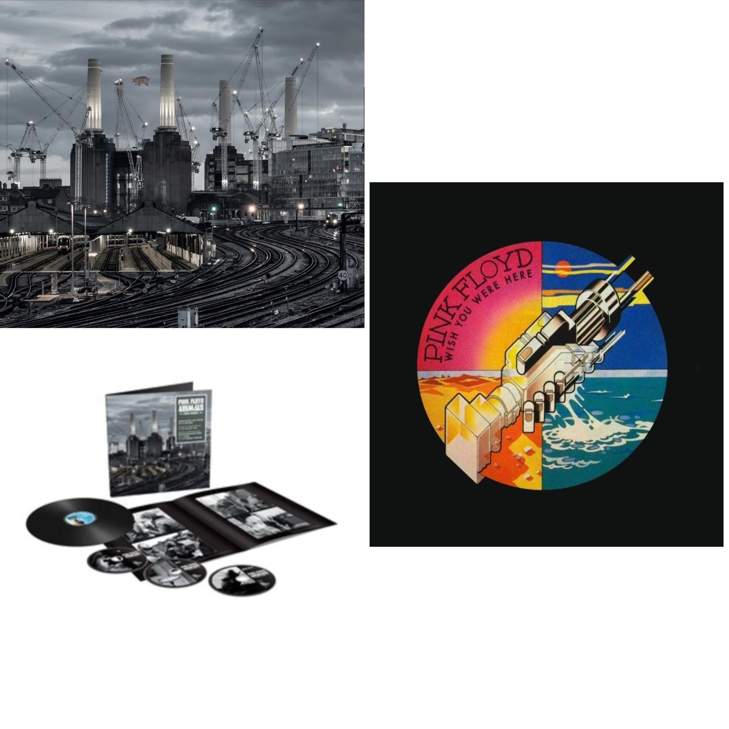 Pink Floyd - Animals (2018 Remix) (180G/LP/CD/Blu-Ray/DVD) & Animals (2018 Remix) (LP/CD/DVD/Blu-Ray/180G) & Wish You Were Here (Limited)