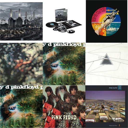 Pink Floyd - Animals (2018 Remix) (180G/LP/CD/Blu-Ray/DVD) & Animals (2018 Remix) (LP/CD/DVD/Blu-Ray/180G) & Wish You Were Here (Limited) & Obscured By Clouds (180G/2016 Version) & Saucerful Of Secrets (180G) & Dark Side Of The Moon Live At Wembley
