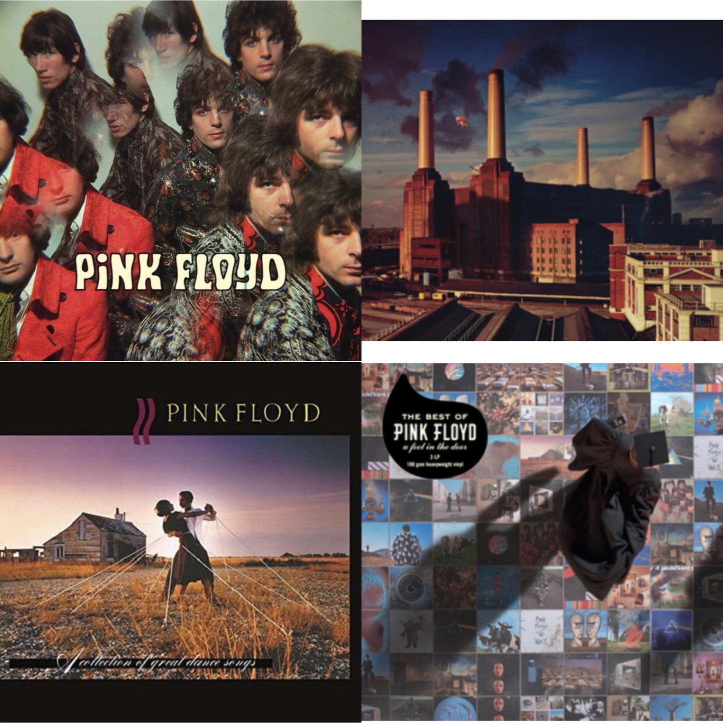 Pink Floyd - Piper At The Gates Of Dawn (Mono Version) & Animals (180G) (2016 Version) & Collection Of Great Dance Songs (180G) & Best Of Pink Floyd: A Foot In Door (2LP/180G Vinyl)