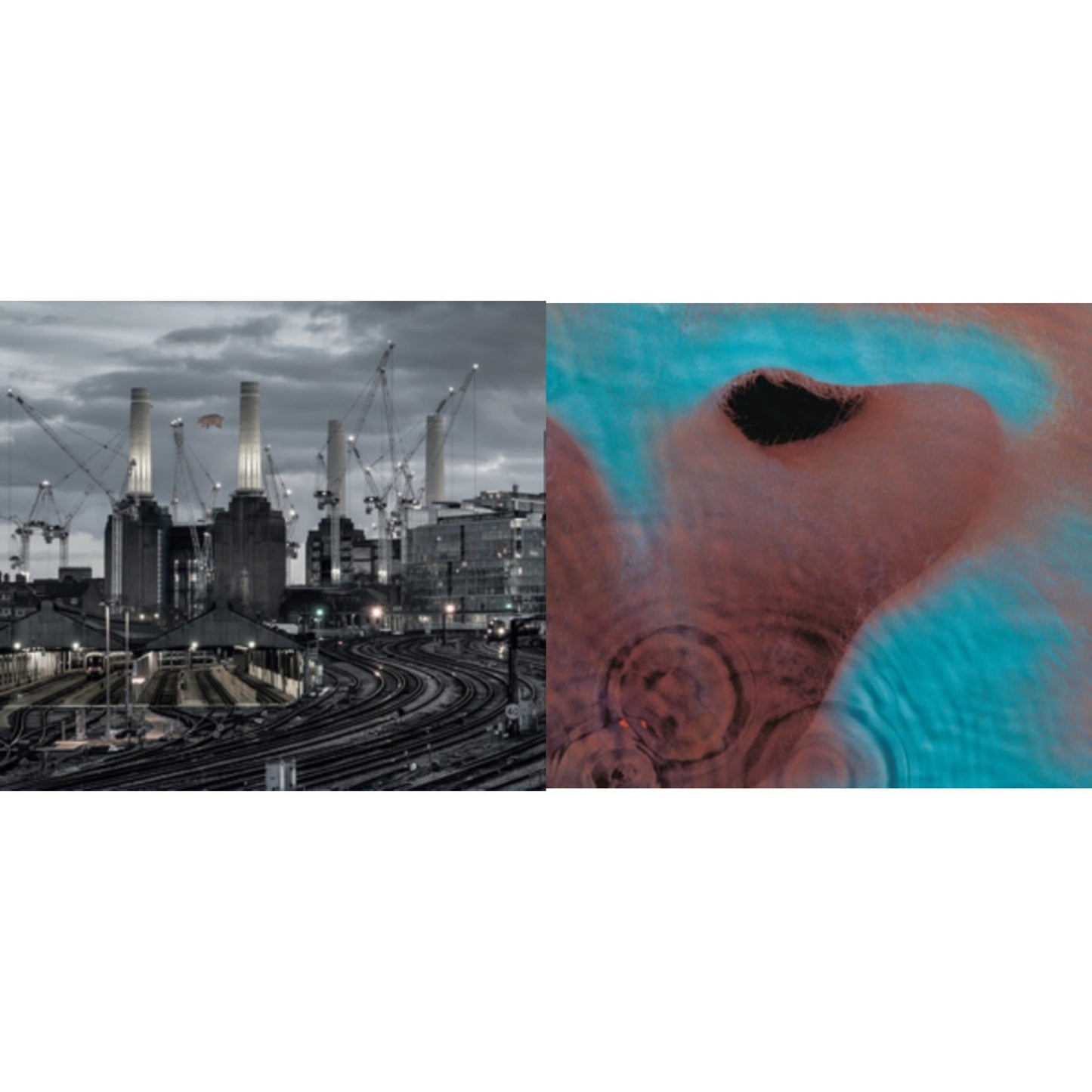 Pink Floyd - Animals (2018 Remix) (180G) & Meddle (180G/Gatefold/2016 Version) - LP Vinyl Bundle