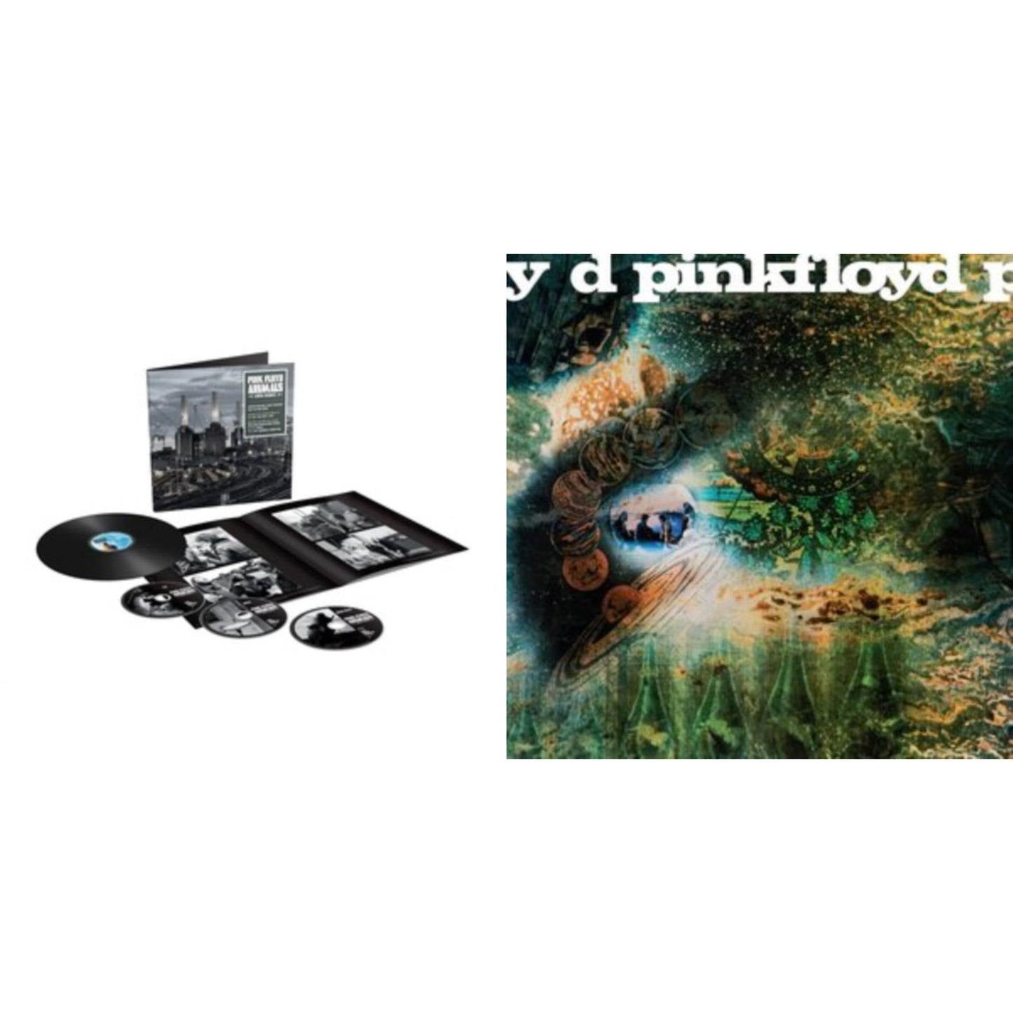 Pink Floyd - Animals (2018 Remix) (LP/CD/DVD/Blu-Ray/180G) & Saucerful Of Secrets (Mono/180G)