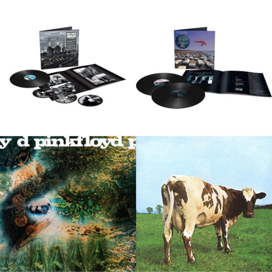 Pink Floyd - Animals (2018 Remix) (LP/CD/DVD/Blu-Ray/180G) & Momentary Lapse Of Reason (Remixed & Updated) (2LP) & Saucerful Of Secrets (Mono/180G) & Atom Heart Mother (180G/Gatefold/2016 Version)