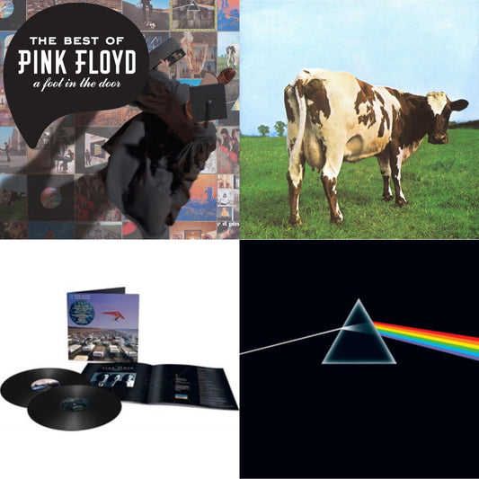 Pink Floyd - Momentary Lapse Of Reason (Remixed & Updated) (2LP) & Dark Side Of The Moon (50Th Anniversary Remaster) & Atom Heart Mother (180G/Gatefold/2016 Version) & Best Of Pink Floyd: A Foot In Door (2LP/180G Vinyl)