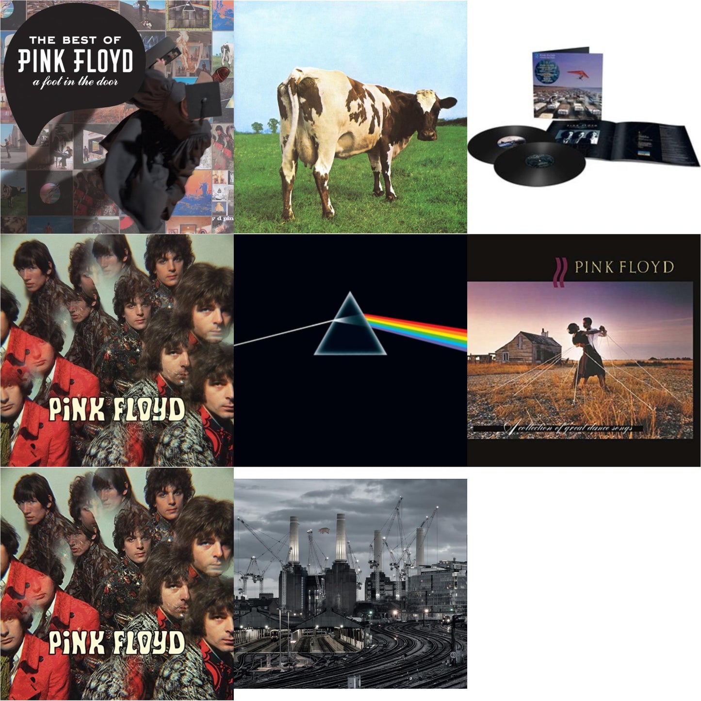 Pink Floyd - Animals (2018 Remix) (180G/LP/CD/Blu-Ray/DVD) & Momentary Lapse Of Reason (Remixed & Updated) (2LP) & Piper At The Gates Of Dawn (Mono Version) & Dark Side Of The Moon (50Th Anniversary Remaster) & Piper At The Gates Of Dawn (180G/2016