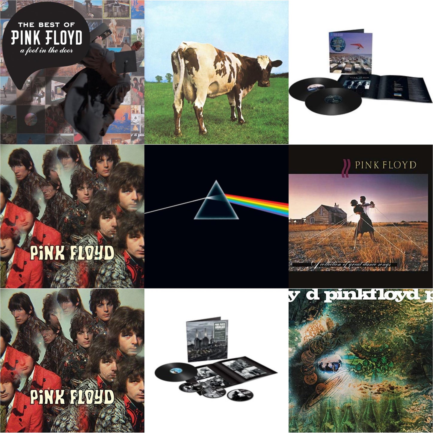 Pink Floyd - Animals (2018 Remix) (LP/CD/DVD/Blu-Ray/180G) & Momentary Lapse Of Reason (Remixed & Updated) (2LP) & Piper At The Gates Of Dawn (Mono Version) & Dark Side Of The Moon (50Th Anniversary Remaster) & Piper At The Gates Of Dawn (180G/2016