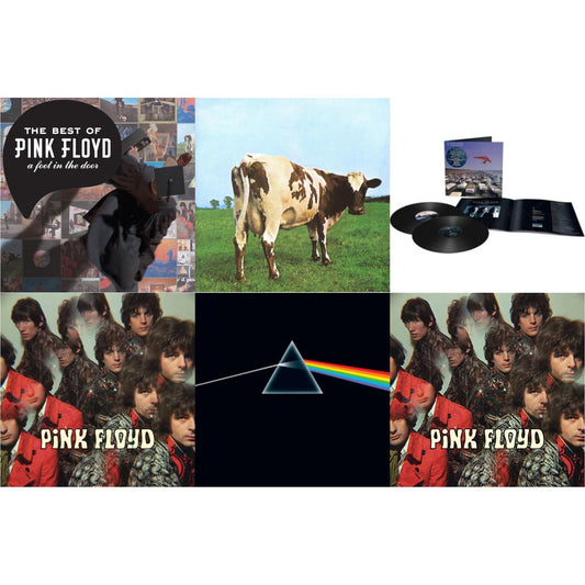 Pink Floyd - Momentary Lapse Of Reason (Remixed & Updated) (2LP) & Piper At The Gates Of Dawn (Mono Version) & Dark Side Of The Moon (50Th Anniversary Remaster) & Piper At The Gates Of Dawn (180G/2016 Version) & Atom Heart Mother (180G/Gatefold/2016