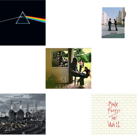Pink Floyd - Animals (2018 Remix) & Dark Side Of The Moon (50Th Anniversary Remaster) & Ummagumma & Wish You Were Here & Wall - CD Bundle