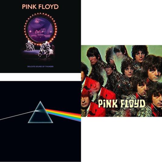 Pink Floyd - Delicate Sound Of Thunder (2CD) & Dark Side Of The Moon (50Th Anniversary Remaster) & Piper At The Gates Of Dawn
