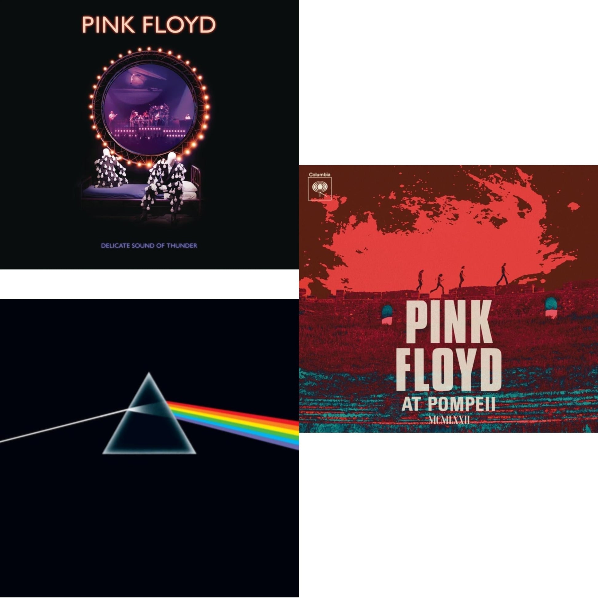 Pink Floyd - Delicate Sound Of Thunder (2CD) & Dark Side Of The Moon (50Th Anniversary Remaster) & Pink Floyd At Pompeii - Mcmlxxii (2CD)
