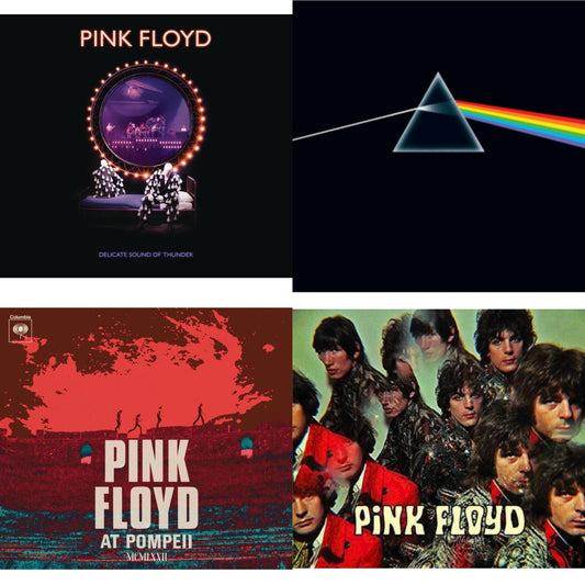 Pink Floyd - Delicate Sound Of Thunder (2CD) & Dark Side Of The Moon (50Th Anniversary Remaster) & Pink Floyd At Pompeii - Mcmlxxii (2CD) & Piper At The Gates Of Dawn