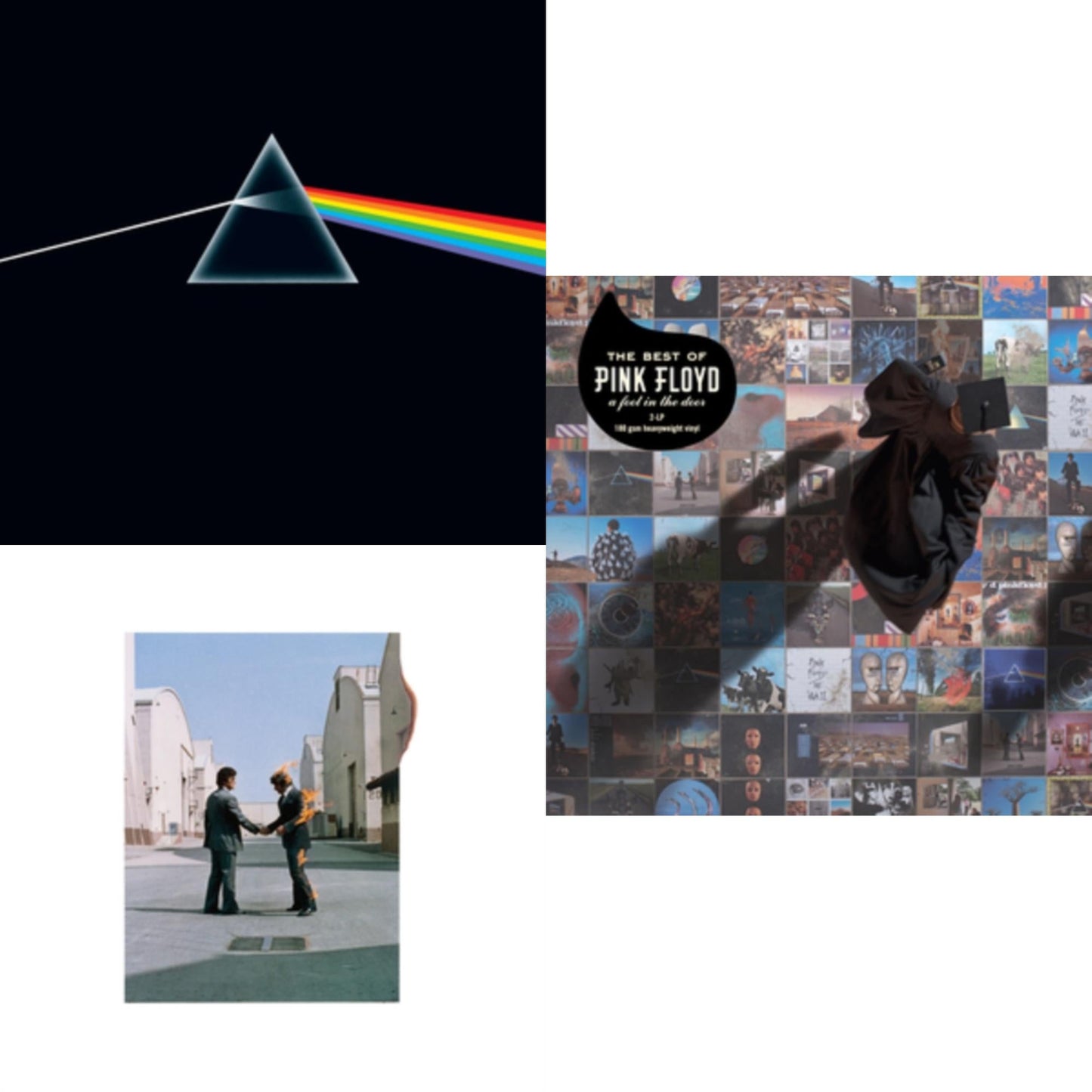 Pink Floyd - Dark Side Of The Moon (50Th Anniversary Remaster) & Wish You Were Here (180G) & Best Of Pink Floyd: A Foot In Door (2LP/180G Vinyl)