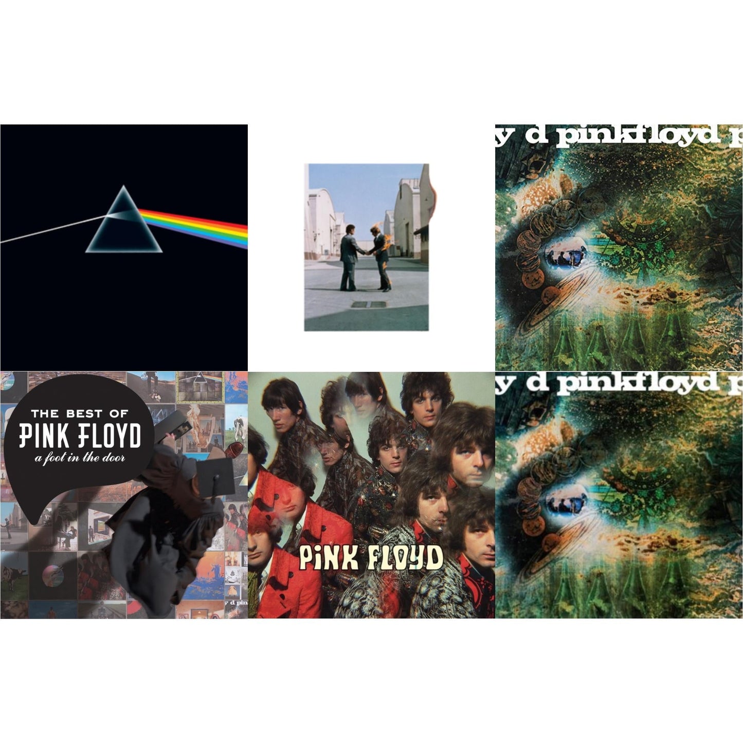 Pink Floyd - Piper At The Gates Of Dawn (Mono Version) & Saucerful Of Secrets (Mono/180G) & Dark Side Of The Moon (50Th Anniversary Remaster) & Saucerful Of Secrets (180G) & Wish You Were Here (180G) & Best Of Pink Floyd: A Foot In Door (2LP/180G