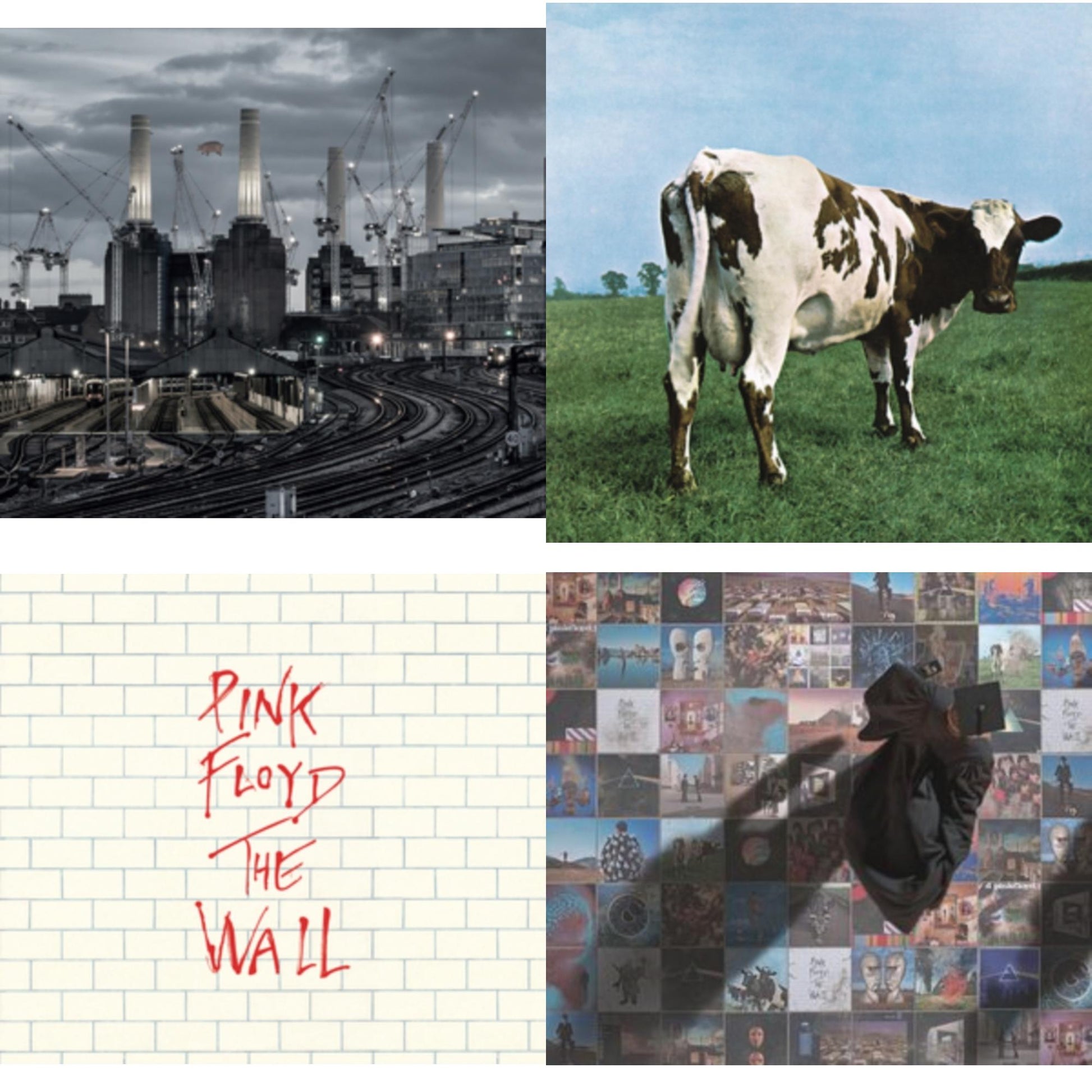 Pink Floyd - Animals (2018 Remix) & Atom Heart Mother & Wall & Foot In The Door: Best Of Pink Floyd - CD Bundle