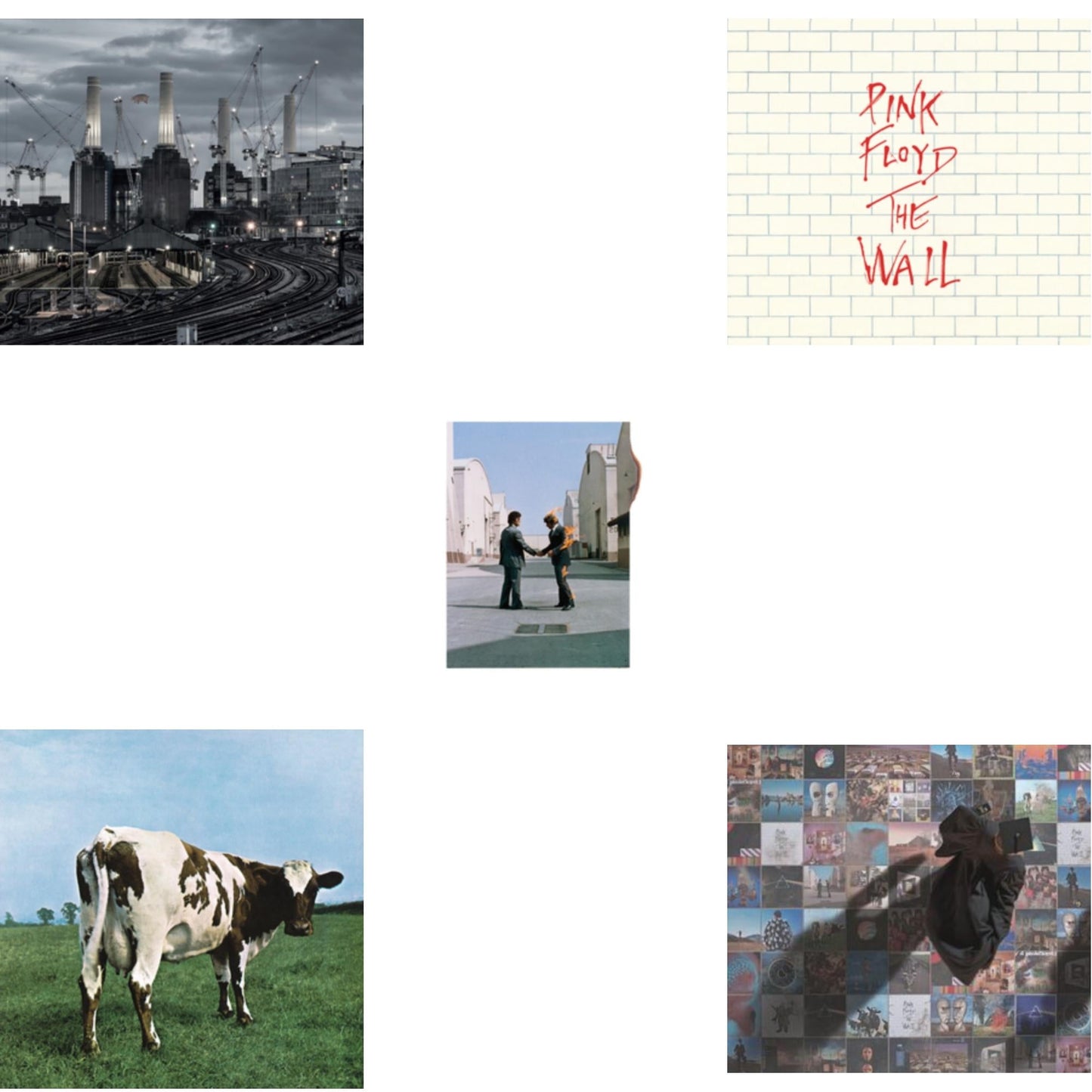 Pink Floyd - Animals (2018 Remix) & Atom Heart Mother & Wish You Were Here & Wall & Foot In The Door: Best Of Pink Floyd - CD Bundle