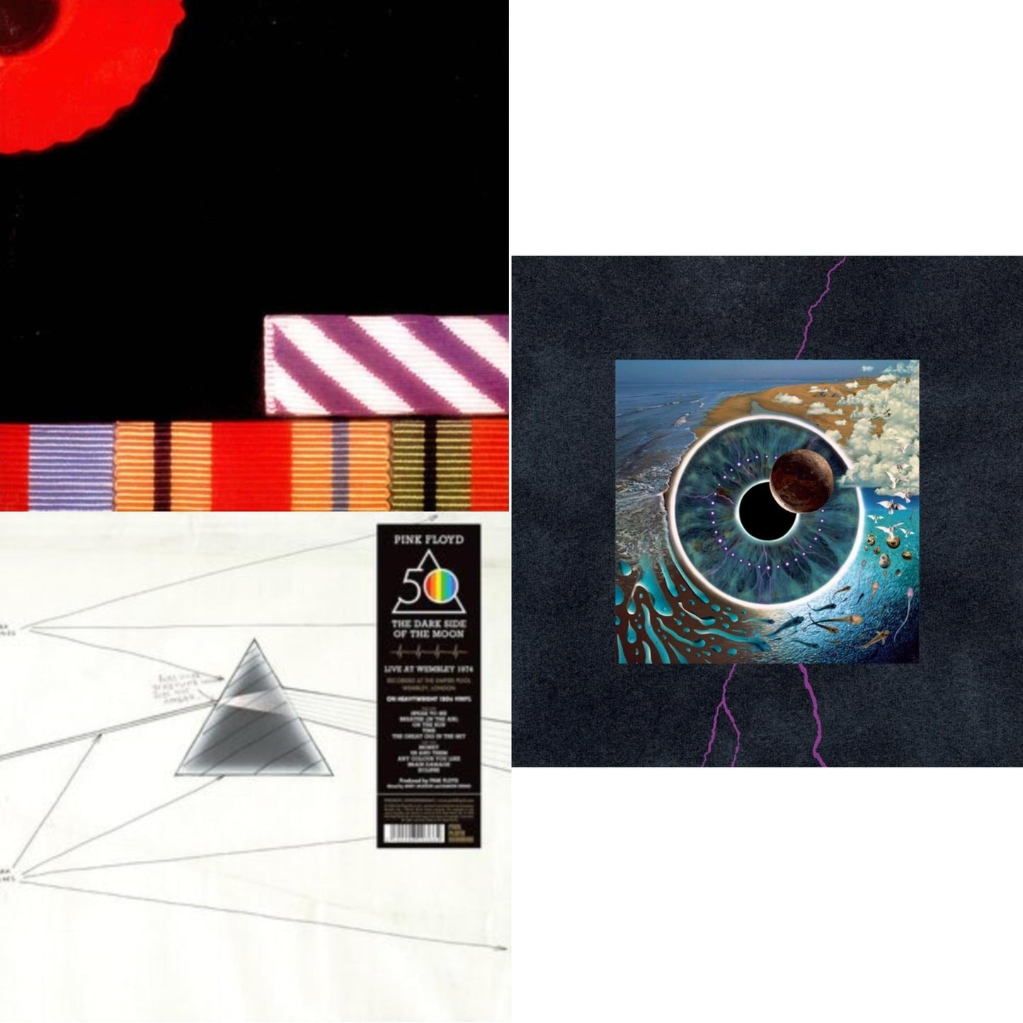Pink Floyd - Final Cut (180G/Gatefold) (2016 Version) & Dark Side Of The Moon: Live At Wembley Empire Pool, London, 1974 (180G) & Pulse (180G/4LP/52 Pp Book)