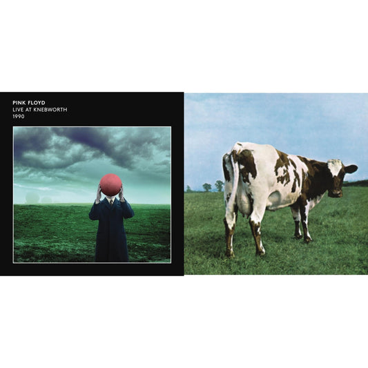 Pink Floyd - Live At Knebworth 1990 (2LP/180G/45 RPM) & Atom Heart Mother (180G/Gatefold/2016 Version)