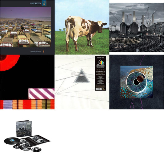 Pink Floyd - Momentary Lapse Of Reason (180G/Gatefold) (2016 Version) & Atom Heart Mother (180G/Gatefold/2016 Version) & Animals (2018 Remix) (180G/LP/CD/Blu-Ray/DVD) & Final Cut (180G/Gatefold) (2016 Version) & Dark Side Of The Moon: Live At Wembley