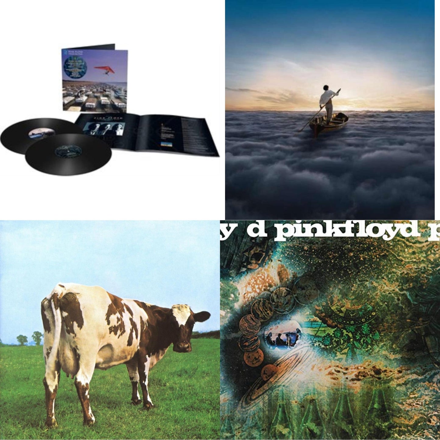 Pink Floyd - Momentary Lapse Of Reason (Remixed & Updated) (2LP) & Endless River (2LP/180G) & Saucerful Of Secrets (180G) & Atom Heart Mother (180G/Gatefold/2016 Version)