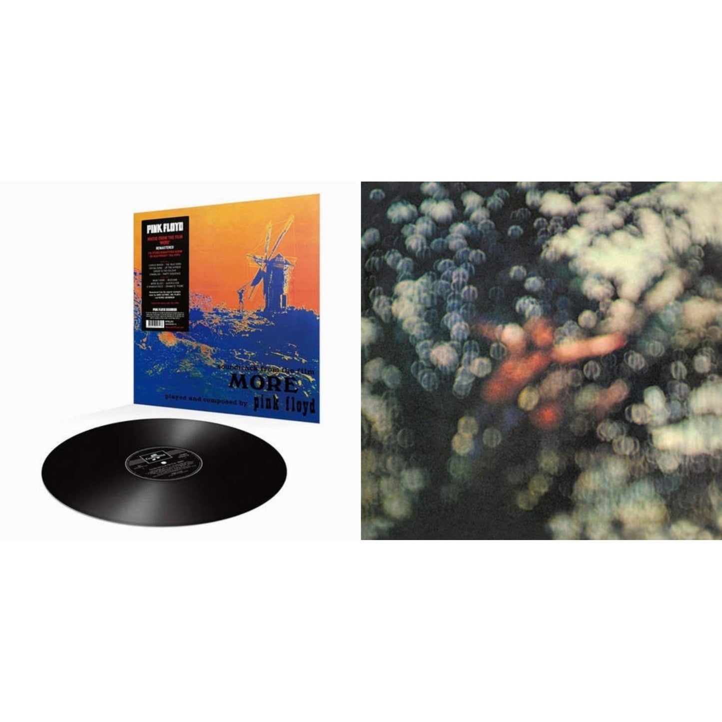 Pink Floyd - More (180G) & Obscured By Clouds (180G/2016 Version) - LP Vinyl Bundle