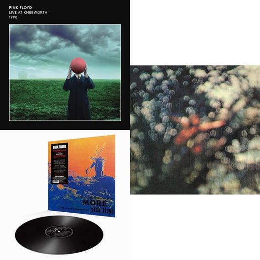 Pink Floyd - Live At Knebworth 1990 (2LP/180G/45 RPM) & More (180G) & Obscured By Clouds (180G/2016 Version)