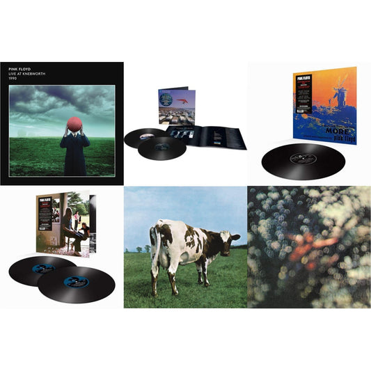 Pink Floyd - Live At Knebworth 1990 (2LP/180G/45 RPM) & Momentary Lapse Of Reason (Remixed & Updated) (2LP) & More (180G) & Ummagumma (2LP/180G/2016 Version/Gatefold) & Atom Heart Mother (180G/Gatefold/2016 Version) & Obscured By Clouds (180G/2016