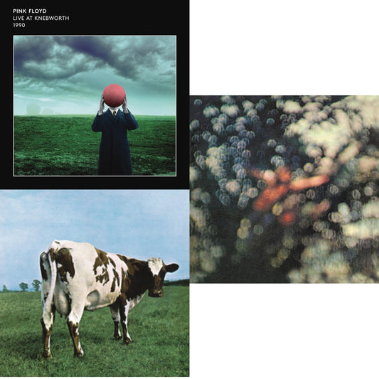 Pink Floyd - Live At Knebworth 1990 (2LP/180G/45 RPM) & Atom Heart Mother (180G/Gatefold/2016 Version) & Obscured By Clouds (180G/2016 Version)