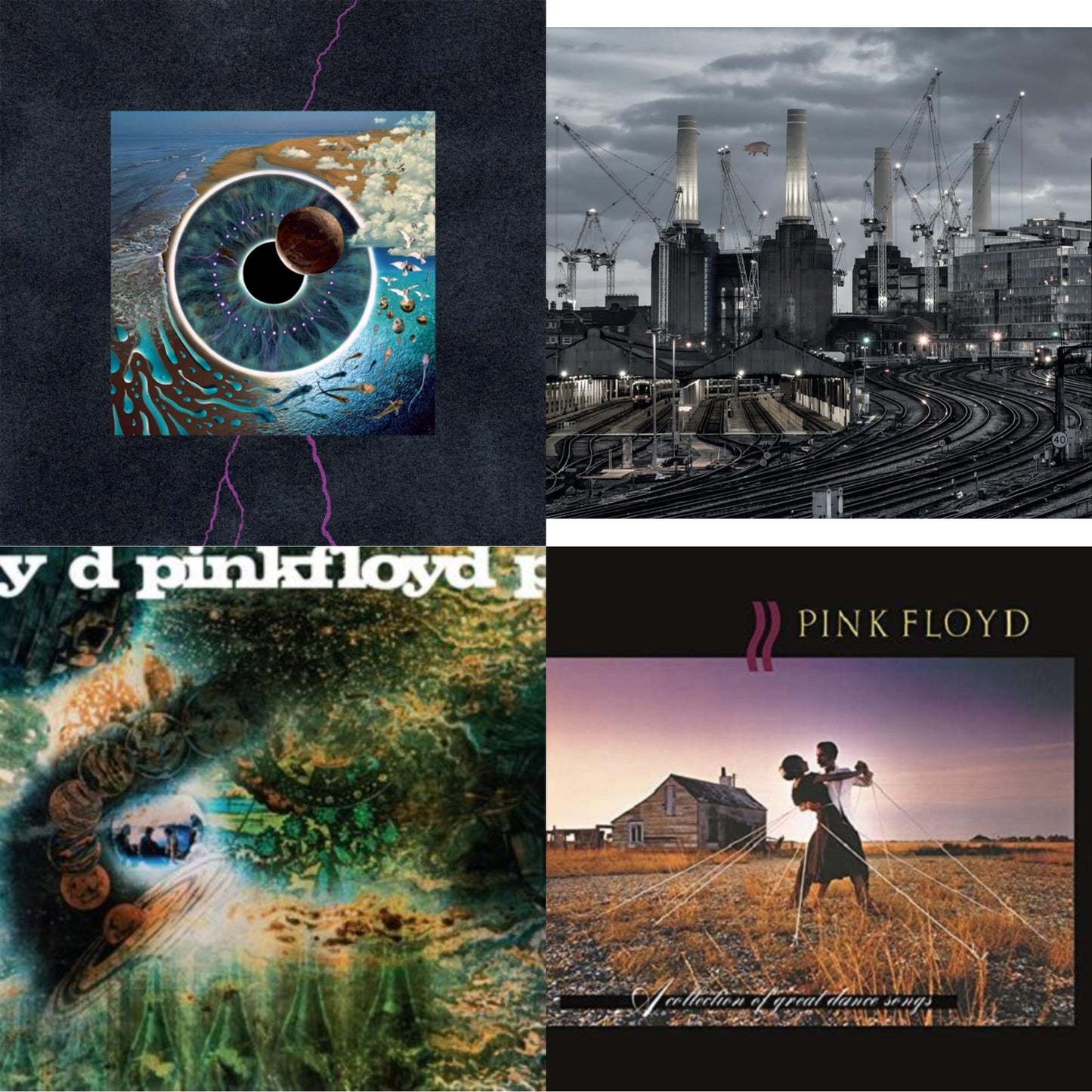 Pink Floyd - Animals (2018 Remix) (180G/LP/CD/Blu-Ray/DVD) & Saucerful Of Secrets (Mono/180G) & Pulse (180G/4LP/52 Pp Book) & Collection Of Great Dance Songs (180G)