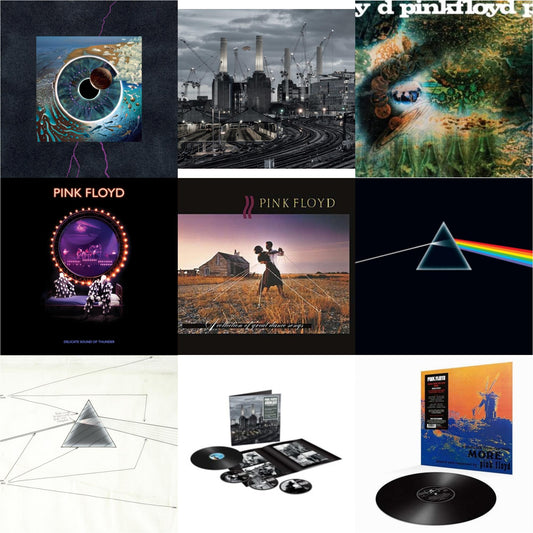 Pink Floyd - Animals (2018 Remix) (LP/CD/DVD/Blu-Ray/180G) & Animals (2018 Remix) (180G/LP/CD/Blu-Ray/DVD) & Delicate Sound Of Thunder (3LP) & Saucerful Of Secrets (Mono/180G) & Dark Side Of The Moon Live At Wembley Empire Pool 1974 & Dark Side Of
