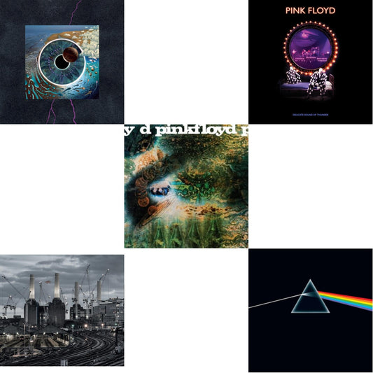 Pink Floyd - Animals (2018 Remix) (180G/LP/CD/Blu-Ray/DVD) & Delicate Sound Of Thunder (3LP) & Saucerful Of Secrets (Mono/180G) & Dark Side Of The Moon (50Th Anniversary Remaster) & Pulse (180G/4LP/52 Pp Book)