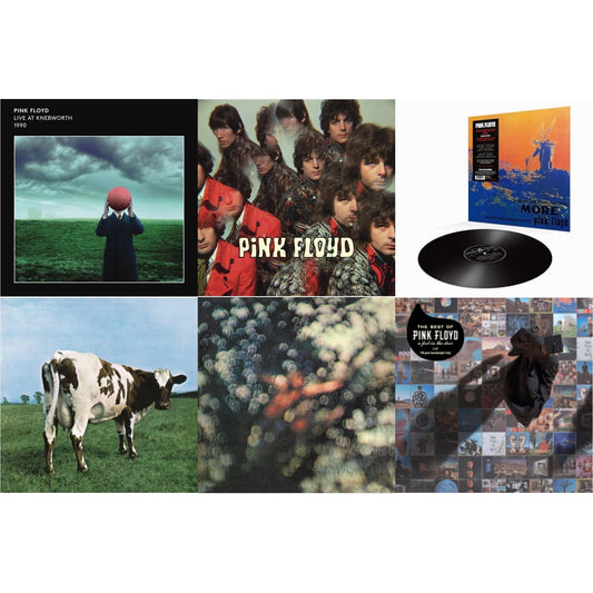 Pink Floyd - Live At Knebworth 1990 (2LP/180G/45 RPM) & Piper At The Gates Of Dawn (Mono Version) & More (180G) & Atom Heart Mother (180G/Gatefold/2016 Version) & Obscured By Clouds (180G/2016 Version) & Best Of Pink Floyd: A Foot In Door (2LP/180G