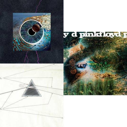 Pink Floyd - Saucerful Of Secrets (Mono/180G) & Dark Side Of The Moon Live At Wembley Empire Pool 1974 & Pulse (180G/4LP/52 Pp Book)