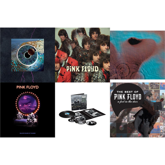 Pink Floyd - Animals (2018 Remix) (LP/CD/DVD/Blu-Ray/180G) & Delicate Sound Of Thunder (3LP) & Piper At The Gates Of Dawn (Mono Version) & Meddle (180G/Gatefold/2016 Version) & Pulse (180G/4LP/52 Pp Book) & Best Of Pink Floyd: A Foot In Door
