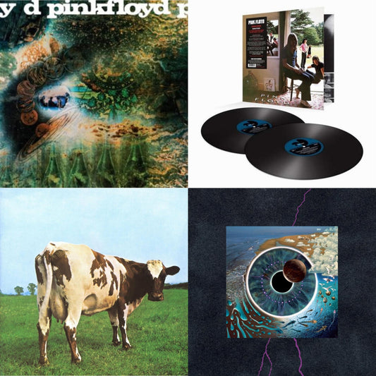 Pink Floyd - Saucerful Of Secrets (Mono/180G) & Ummagumma (2LP/180G/2016 Version/Gatefold) & Atom Heart Mother (180G/Gatefold/2016 Version) & Pulse (180G/4LP/52 Pp Book)