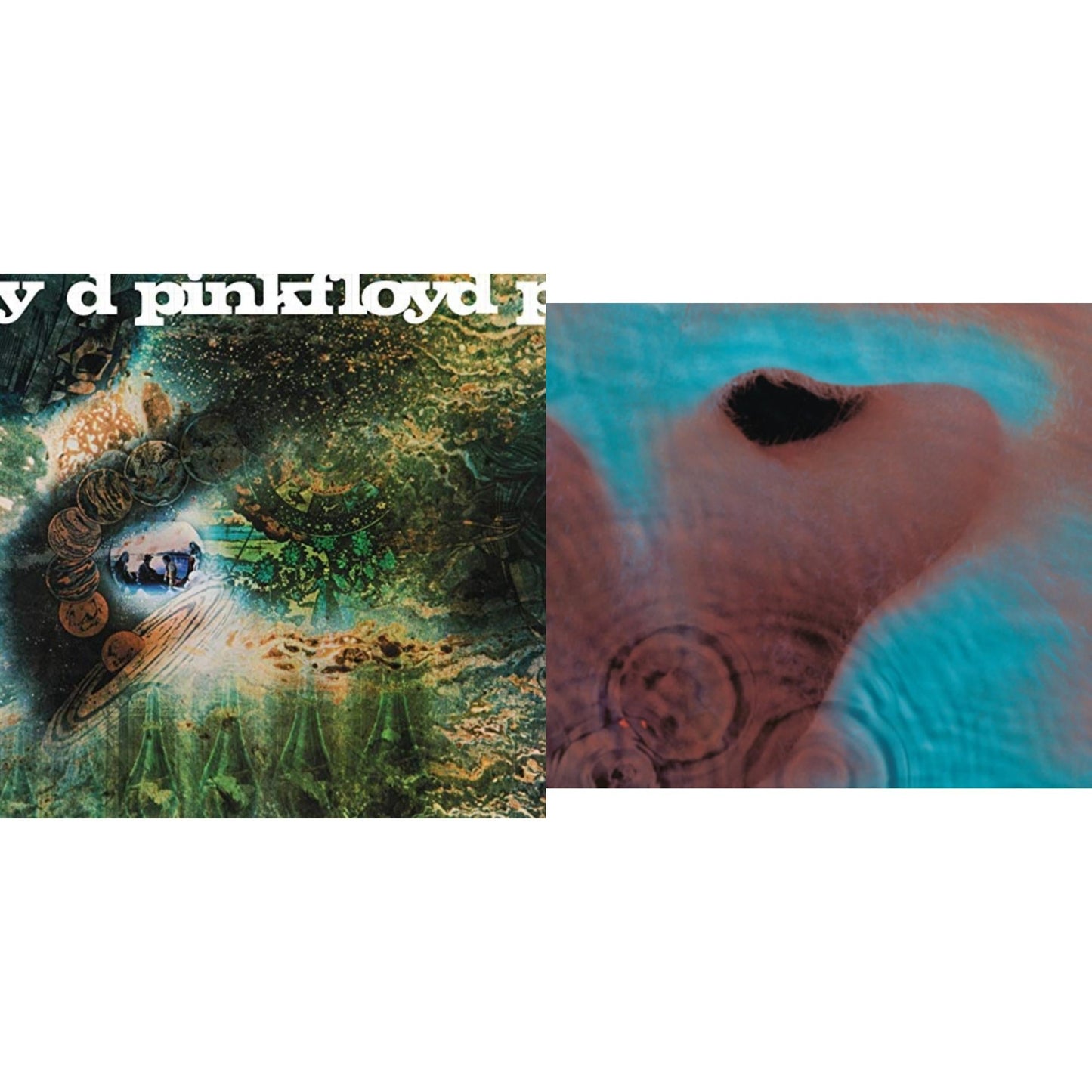 Pink Floyd - Saucerful Of Secrets (180G) & Meddle (180G/Gatefold/2016 Version) - LP Vinyl Bundle