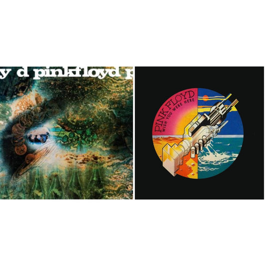 Pink Floyd - Saucerful Of Secrets (Mono/180G) & Wish You Were Here (Limited) - LP Vinyl Bundle