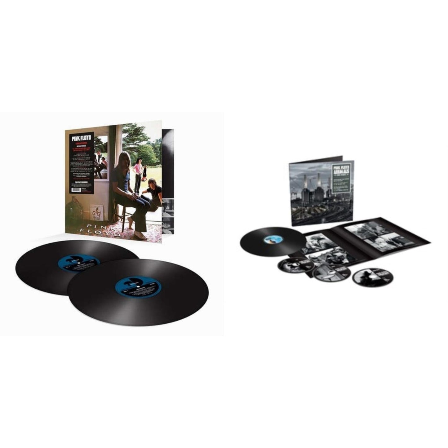Pink Floyd - Animals (2018 Remix) (LP/CD/DVD/Blu-Ray/180G) & Ummagumma (2LP/180G/2016 Version/Gatefold)