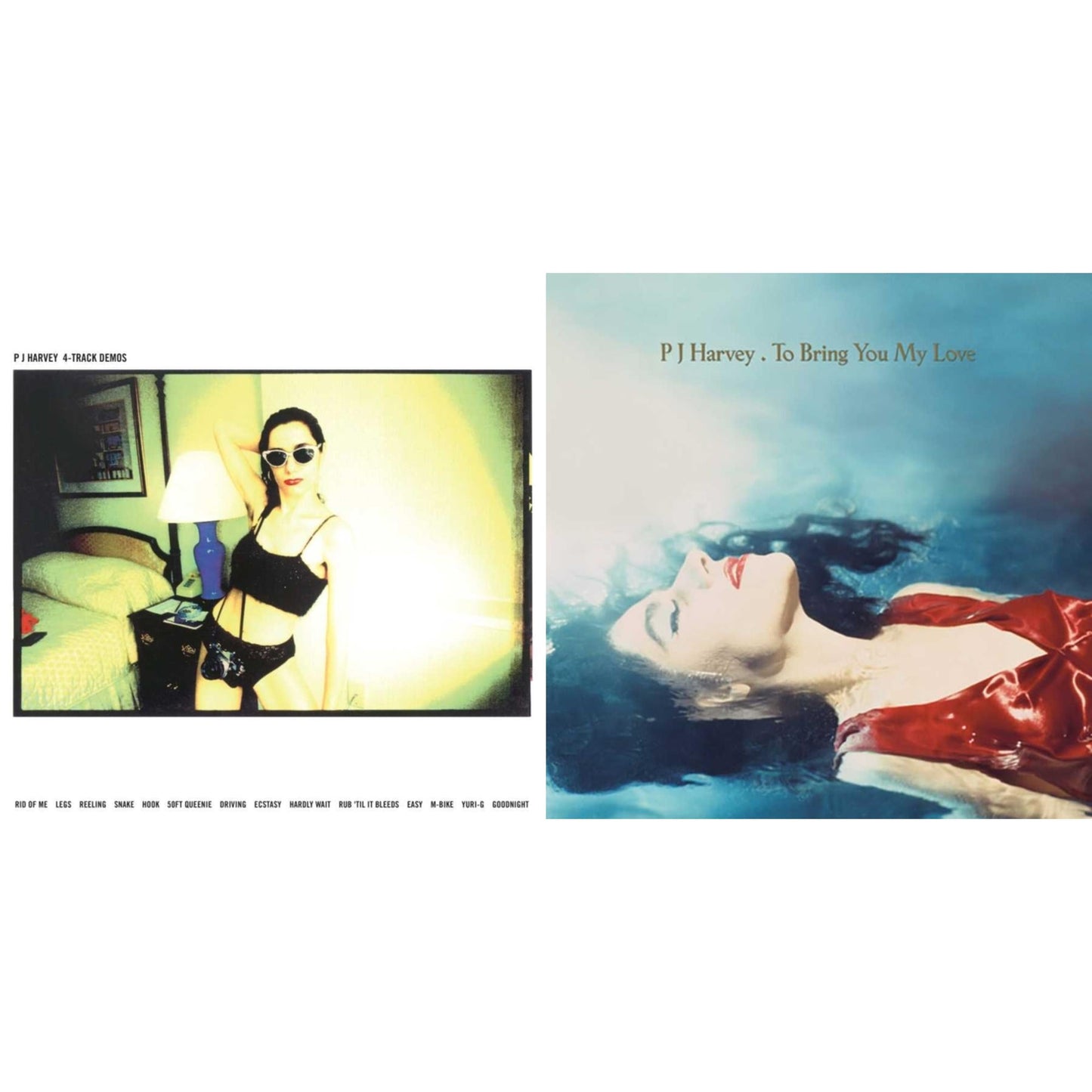 Pj Harvey - 4-Track Demos & To Bring You My Love - LP Vinyl Bundle