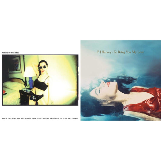 Pj Harvey - 4-Track Demos & To Bring You My Love - LP Vinyl Bundle