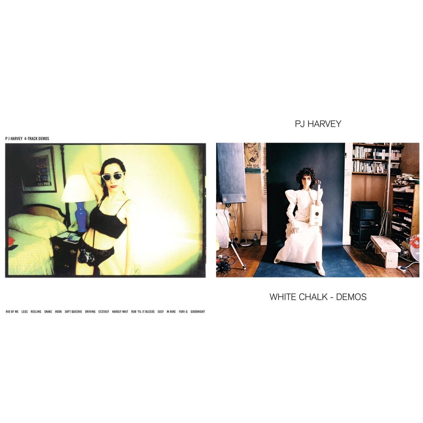 Pj Harvey - White Chalk (Demos) & 4-Track Demos - LP Vinyl Bundle