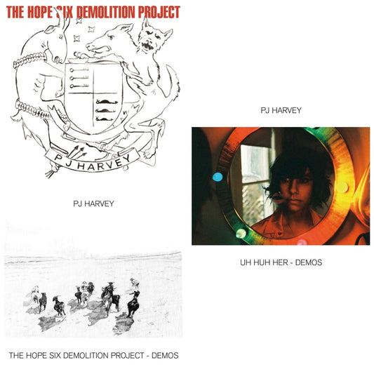 Pj Harvey - Uh Huh Her (Demos) & Hope Six Demolition Project & Hope Six Demolition Project - Demos - LP Vinyl Bundle