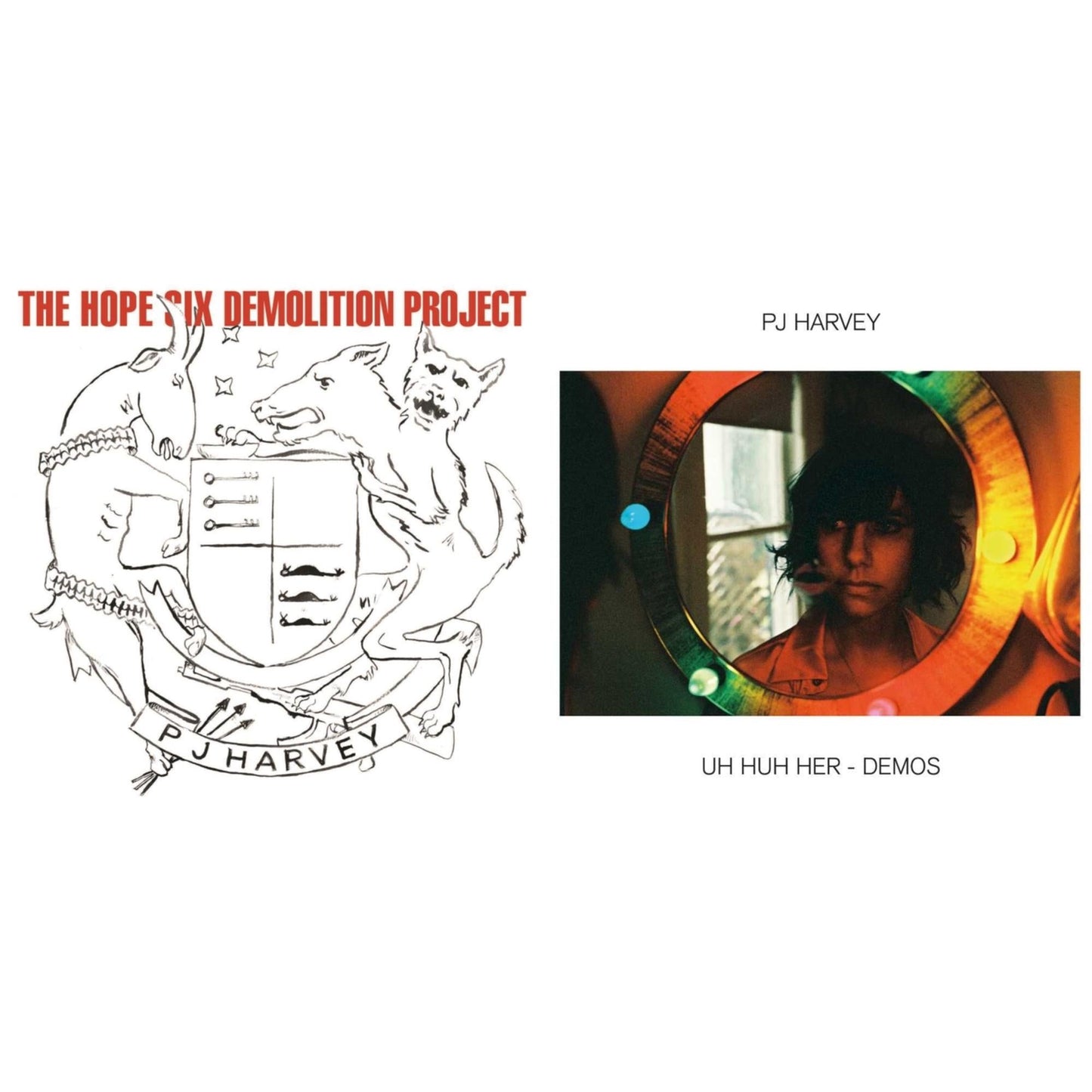 Pj Harvey - Uh Huh Her (Demos) & Hope Six Demolition Project - LP Vinyl Bundle