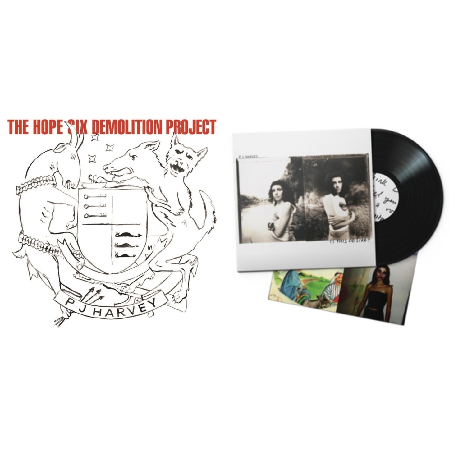 Pj Harvey - Hope Six Demolition Project & Is This Desire? (2020 Reissue) - LP Vinyl Bundle