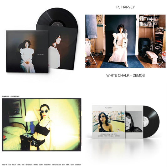 Pj Harvey - White Chalk & White Chalk (Demos) & 4-Track Demos & Stories From The City, Stories From The Sea - Demos - LP Vinyl Bundle