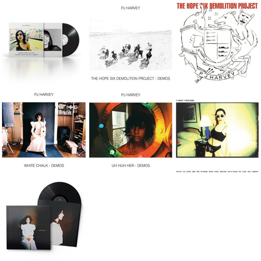 Pj Harvey - Uh Huh Her (Demos) & White Chalk & White Chalk (Demos) & Hope Six Demolition Project & Hope Six Demolition Project - Demos & 4-Track Demos & Stories From The City, Stories From The Sea - Demos - LP Vinyl Bundle