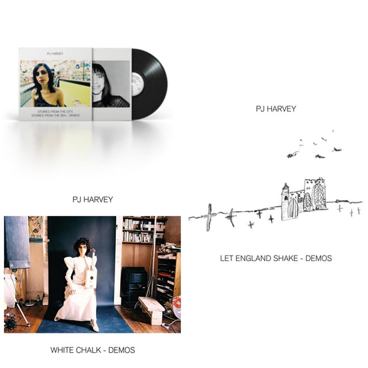 Pj Harvey - White Chalk (Demos) & Let England Shake - Demos & Stories From The City, Stories From The Sea - Demos - LP Vinyl Bundle