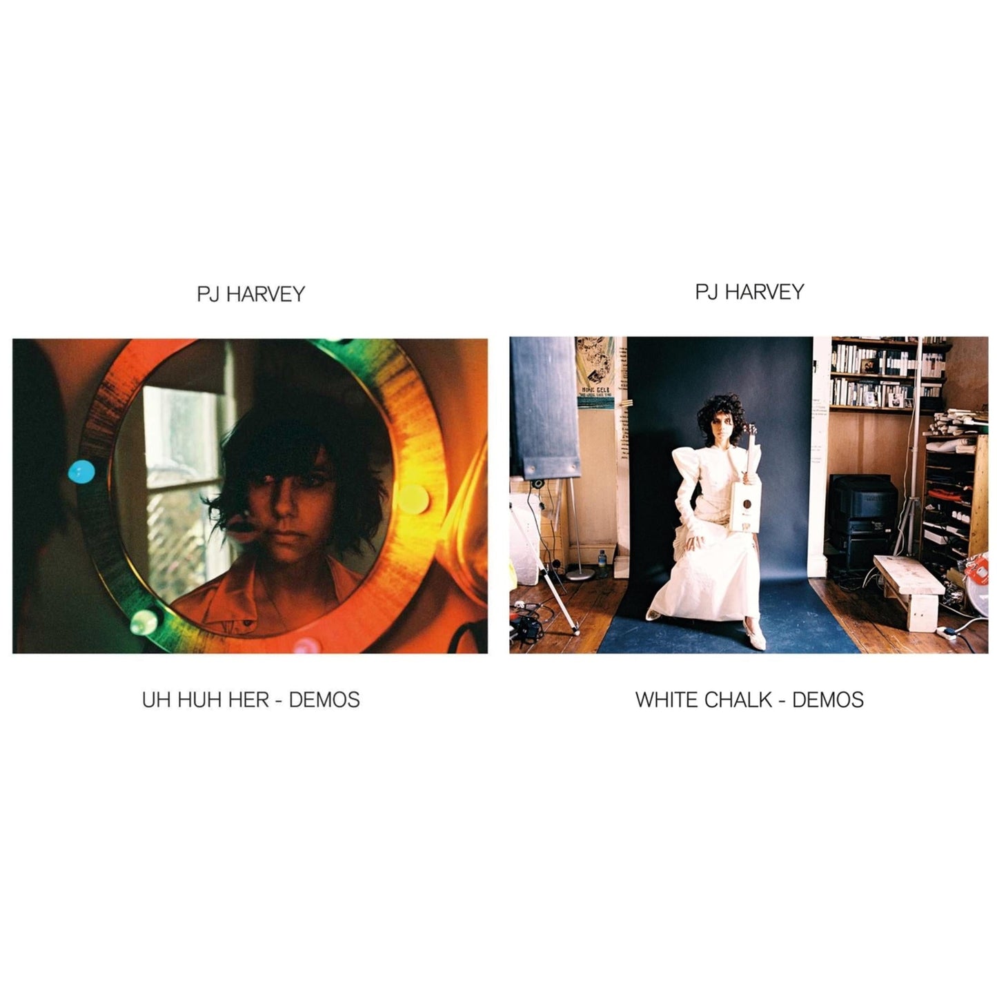 Pj Harvey - Uh Huh Her (Demos) & White Chalk (Demos) - LP Vinyl Bundle