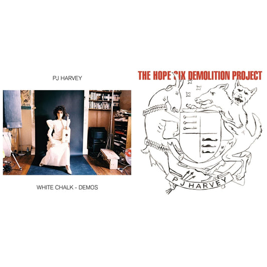 Pj Harvey - White Chalk (Demos) & Hope Six Demolition Project - LP Vinyl Bundle