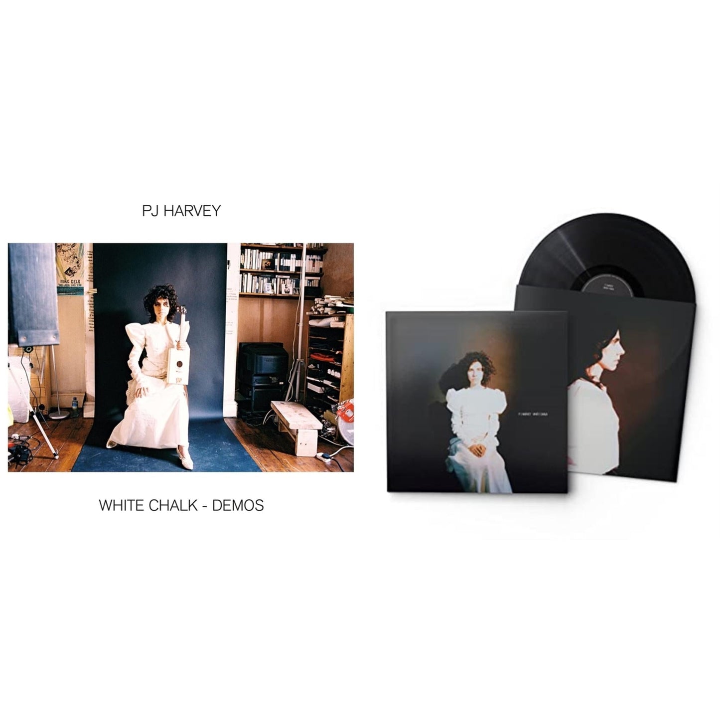 Pj Harvey - White Chalk & White Chalk (Demos) - LP Vinyl Bundle